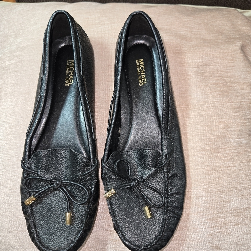Michael Kors Black Moccasin-Style Shoes